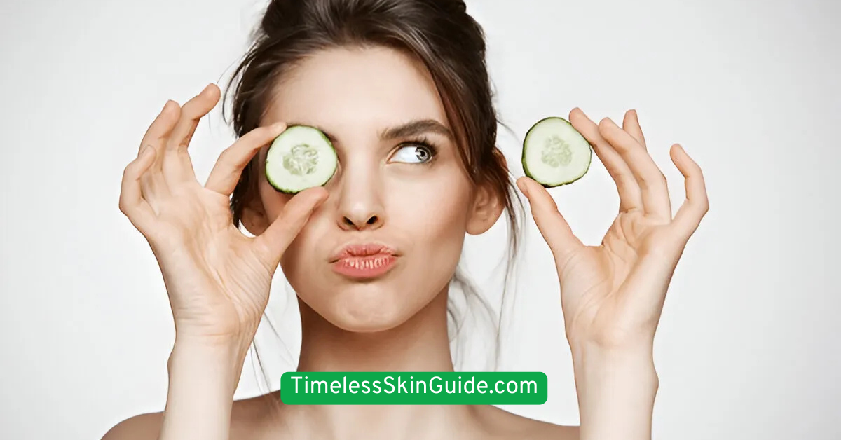 Use Cucumber Slices to Cool and Calm Skin